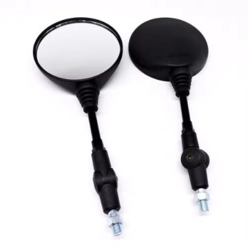 Foldable Round Motocross Rear Mirrors
