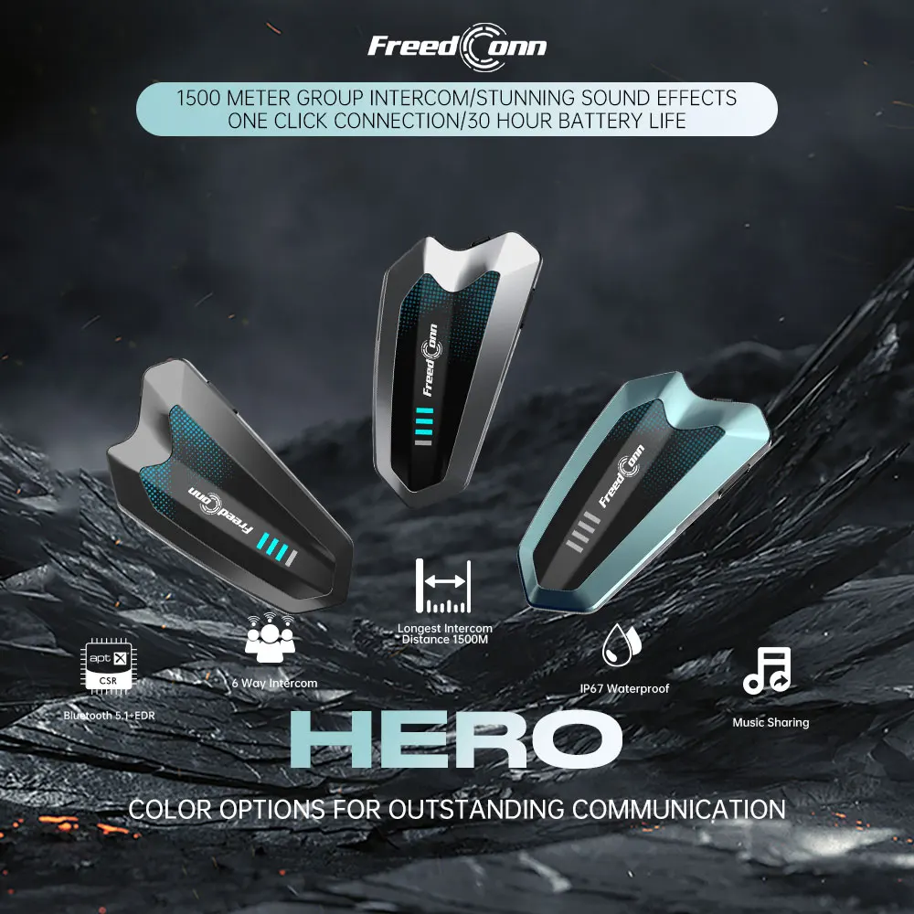 Freedconn Hero Motorcycle Intercom