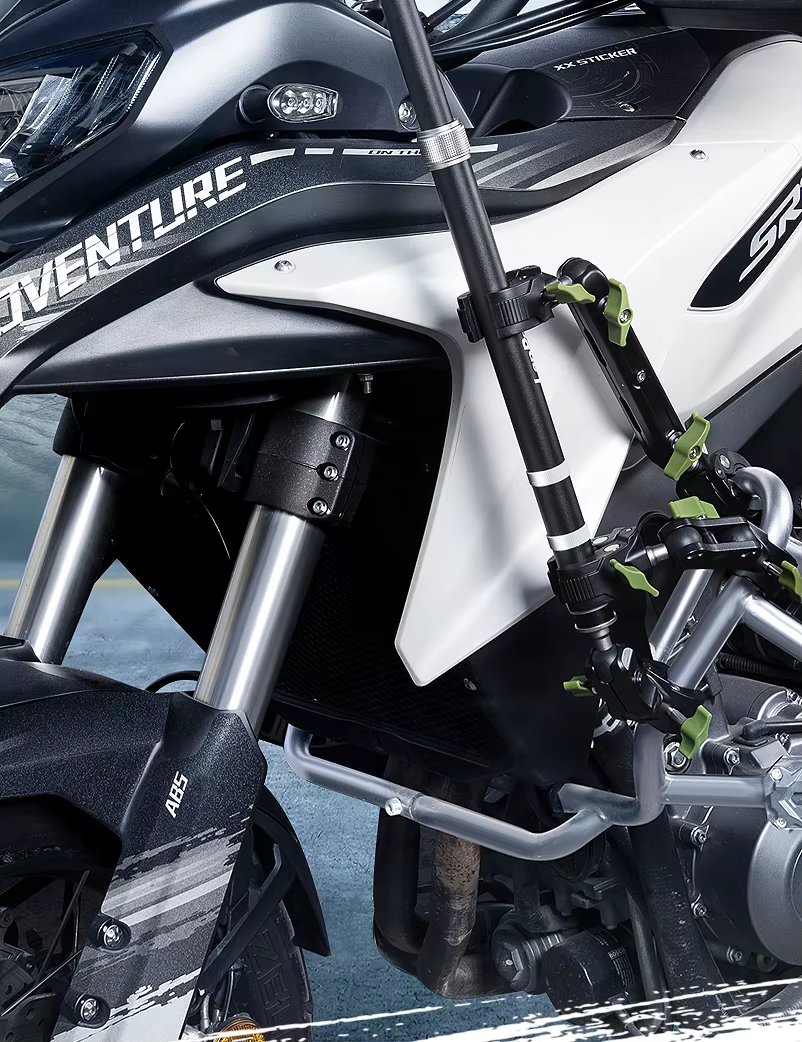 LanParte Motorcycle Camera Mount Set