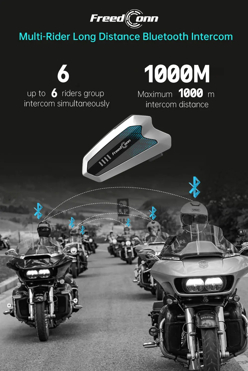 Freedconn Hero Motorcycle Intercom