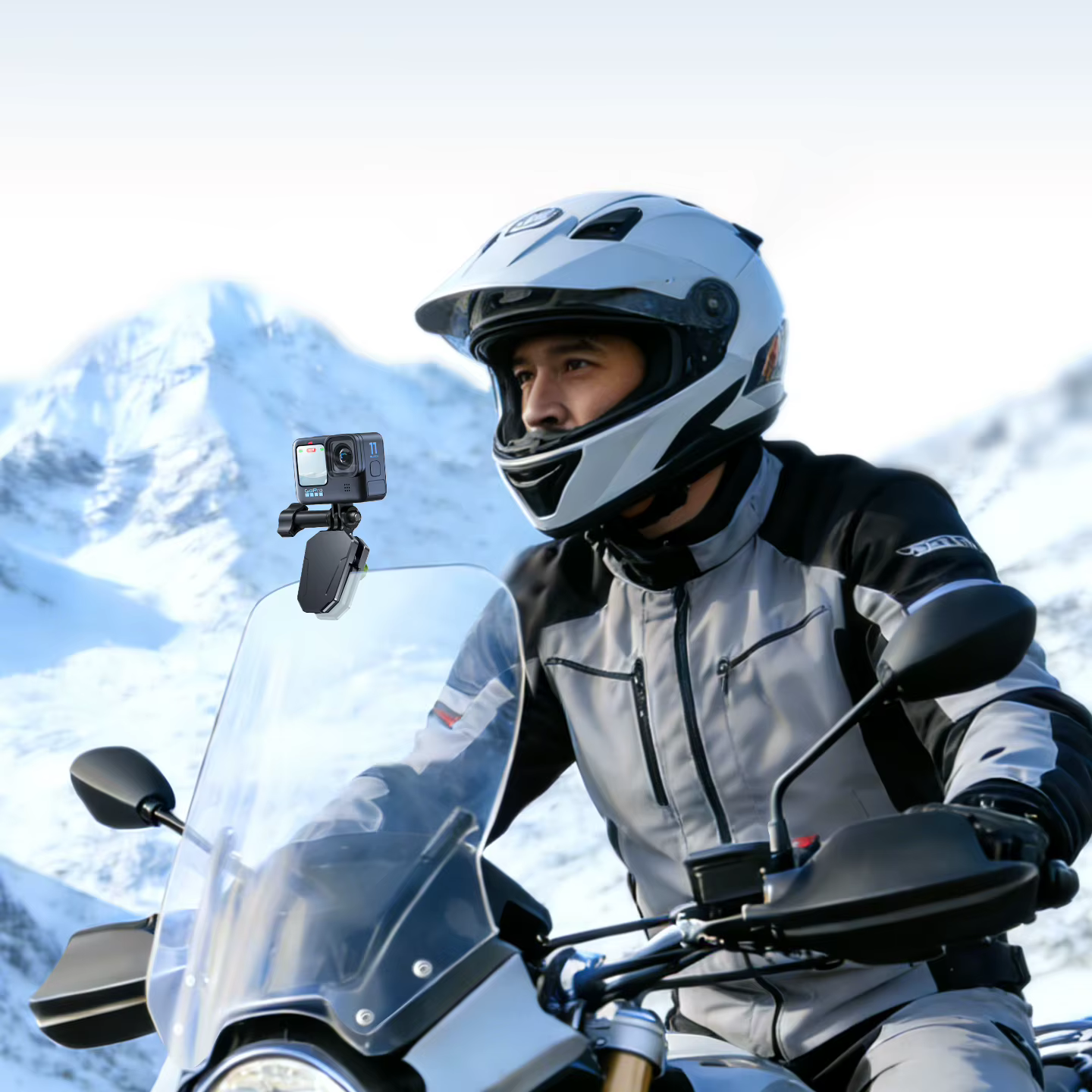 Motorcycle Windshield Clip Mount