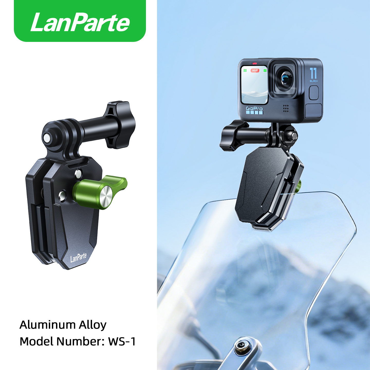 Motorcycle Windshield Clip Mount