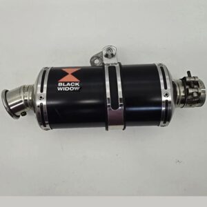 Black Widow Motorcycle Exhaust Silencer End Can 51mm Inlet